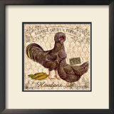 Country Houdans Framed Giclee Print