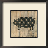 Polka Pig II Posters by Lisa Hilliker