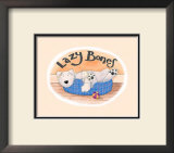 Lazy Bones Prints by Kate Mawdsley