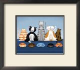 Dinner Party Prints by Jo Parry