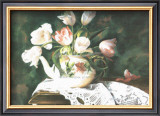 Teatime Tulips Poster by Pech 