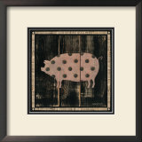 Polka Pig IV Posters by Lisa Hilliker