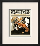 Red Fox Hunting, c.1905 Framed Giclee Print by Charles Livingston Bull