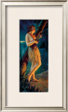 Ukulele Wahine Framed Giclee Print by Gene Pressler