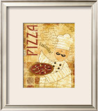 Pizza and Pasta I Prints by Veronique 