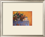 Flowers on Gramma's Sideboard I Prints by M. De Flaviis