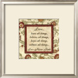Words to Live By: Love Posters by Debbie DeWitt