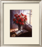 Bible and Roses Posters by Lynn Pitard