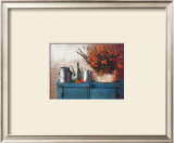 Flowers on Gramma's Sideboard II Posters by M. De Flaviis