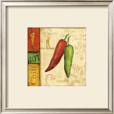 Hot and Spicy I Posters by Daphne Brissonnet