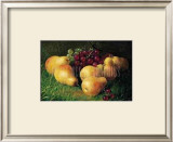 Pears and Grapes Prints by Jenness Cortez