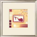 Red Evening Shoe Prints by Lucy Barnard