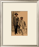 Louis and Joe Framed Giclee Print by Clifford Faust