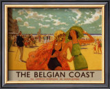 Belgian Coast Posters by Eric Michaels