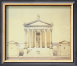 Temple at Ostia Posters by F. Lawrence