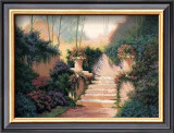 Sunlit Steps Prints by David Birmingham