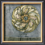 Rosette and Damask III Print by Jennifer Goldberger