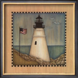 Lighthouse Cove III Print by Beth Logan