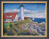 Portland Point Light Perfume Poster by Guy Begin