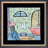 Relaxing Bath Prints by Brett Varney
