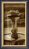 Fountain Overlooking City Prints by Chauve Auckenthaler