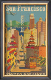 United Airlines: San Francisco, c.1950 Posters by Stan Galli