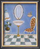 Blue Mood I Prints by Krista Sewell