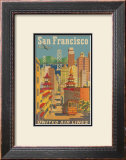 United Airlines: San Francisco, c.1950 Poster by Stan Galli