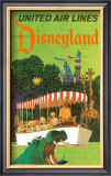 United Airlines: Disneyland in Anaheim, California, c.1960's Print by Stan Galli