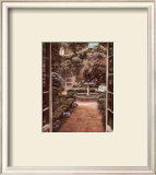 Patio of the Little Theater Poster by Betsy Brown