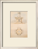 Design for a Mausoleum Print by Richley 