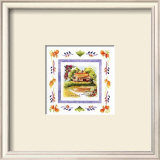 Cottage and Pond Prints by Andrea Brooks