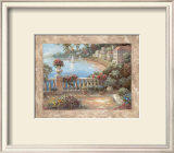 Mediterranean Terrace II Poster by Vivian Flasch
