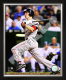 Jason Bay 2008 Batting Action Framed Photographic Print
