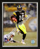 Santonio Holmes 2008 Playoffs Framed Photographic Print