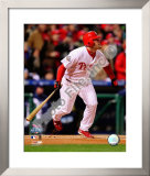 Geoff Jenkins Game 5 of the 2008 World Series Framed Photographic Print