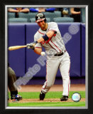 Jeff Francoeur 2008 Batting Action Framed Photographic Print
