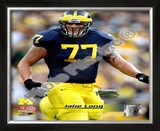 Jake Long University of Michigan Wolverines; 2007 Action Framed Photographic Print