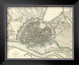 Hamburg, Germany, c.1841 Framed Giclee Print