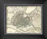 Hamburg, Germany, c.1841 Framed Giclee Print