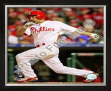 Shane Victorino Game 5 of the 2008 MLB World Series Framed Photographic Print