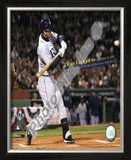 Evan Longoria Most Postseason Home Runs by a Rookie 2008 ALCS Game 4 Framed Photographic Print