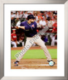 Kevin Kouzmanoff 2008 Batting Action Framed Photographic Print
