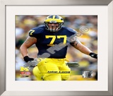 Jake Long University of Michigan Wolverines; 2007 Action Framed Photographic Print
