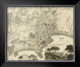 Naples, Italy, c.1835 Framed Giclee Print