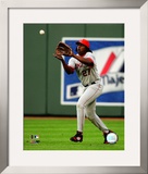 Vladimir Guerrero 2008 Fielding Action Framed Photographic Print
