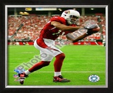 Larry Fitzgerald 2008 NFC Championship Framed Photographic Print