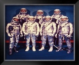 The 7 Mercury Astronauts, 1959 Framed Photographic Print