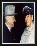 Harry Truman and General Douglas MacArthur Framed Photographic Print