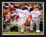 Ryan Howard & Chase Utley Game 4 of the 2008 MLB World Series Framed Photographic Print